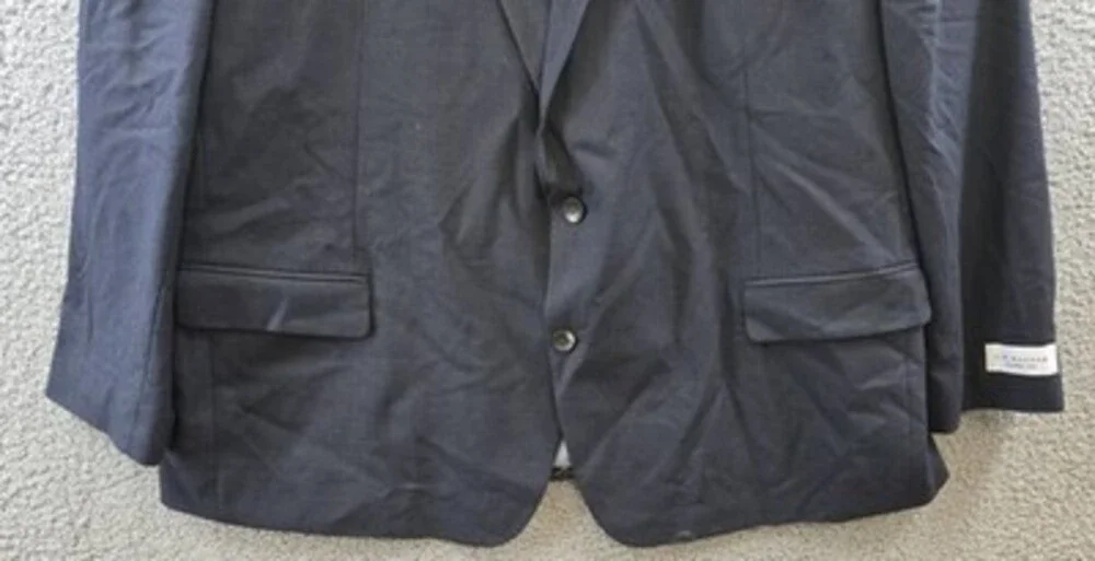 Haggar JMH Big & Tall Classic Fit Suit Separates Jacket Men's 56R Dark Navy